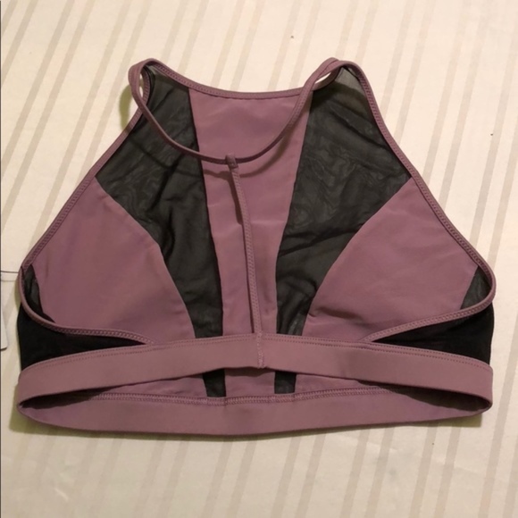 New VS VSX High Neck Mesh Sports Bra - Picture 6 of 8
